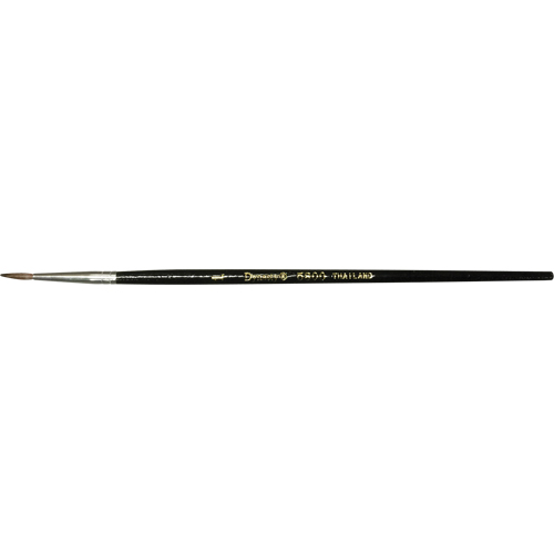 Pinceau pointu &agrave; soies noires pour artiste, Largeur de la brosse de 7,3 mm, Soie de chameau, Manche &agrave; Bois Canadian Safety Group Inc.