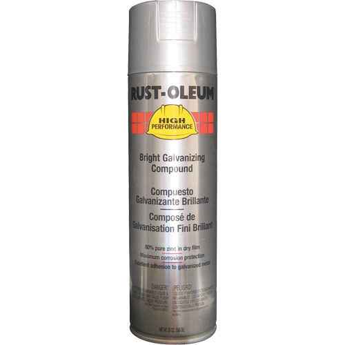 Compos&eacute; galvanisant brillant &agrave; vaporiser, Canette a&eacute;rosol Canadian Safety Group Inc.