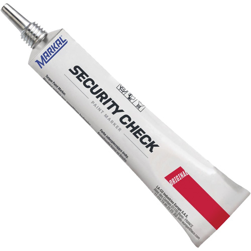 Security Check Paint Marker, 1.7 oz., Tube, Red Canadian Safety Group Inc.