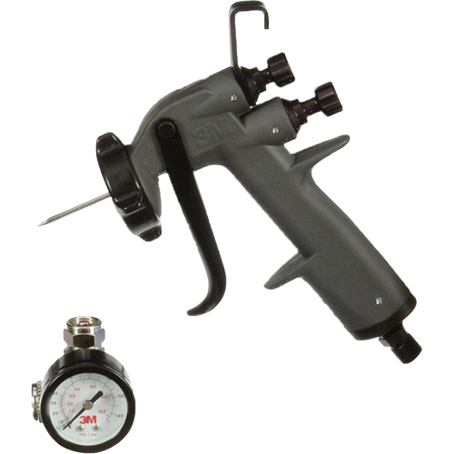 Pistolet pulv&eacute;risateur industriel performant, Entr&eacute;e d'air 1/4" NPT, 13 pi³/min, Capacit&eacute; Sans r&eacute;servoir, 145 PSI Canadian Safety Group Inc.