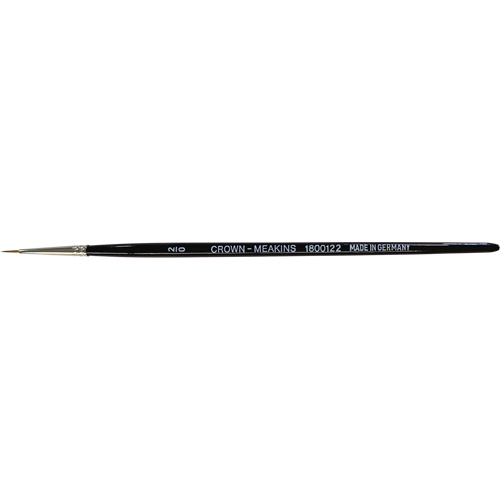 Round Artist Brush, #2/0 Brush Width, Synthetic, Wood Handle Canadian Safety Group Inc.