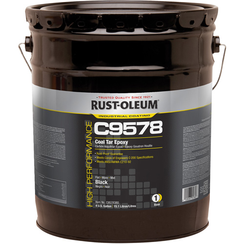 C9578 System Coal Tar High Solids Epoxy, 4 gal., Pail Canadian Safety Group Inc.