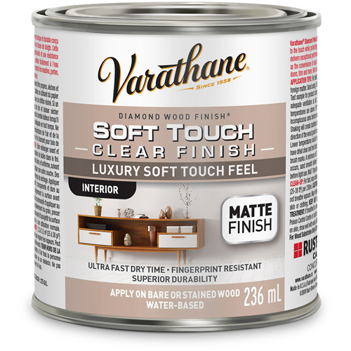 Varathane&reg; Diamond Wood Finish&reg; Coating, 236 ml, Clear, Matte Canadian Safety Group Inc.