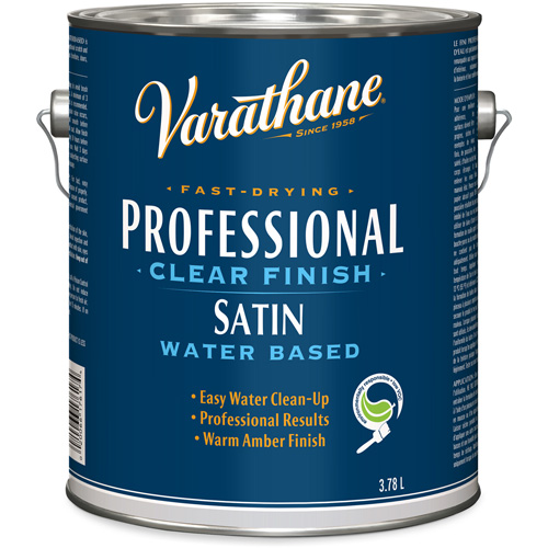 Varathane&reg; Professional Finish, 3.78 L, Clear, Satin Canadian Safety Group Inc.