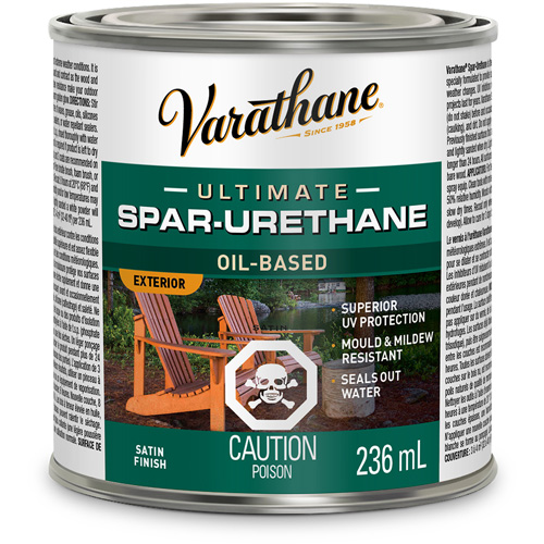 Varathane&reg; Diamond Outdoor Wood Finish, 236 ml, Clear, Satin Canadian Safety Group Inc.
