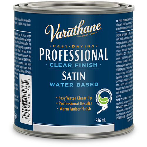 Varathane&reg; Professional Finish, 236 ml, Clear, Satin Canadian Safety Group Inc.