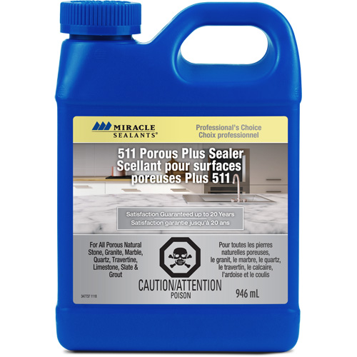 Scellant Porous Plus 511 Miracle Sealants, Cruche Canadian Safety Group Inc.
