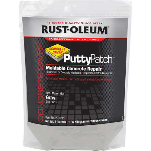 Concrete Saver Putty Patch Patching Material, Bag, Grey Canadian Safety Group Inc.
