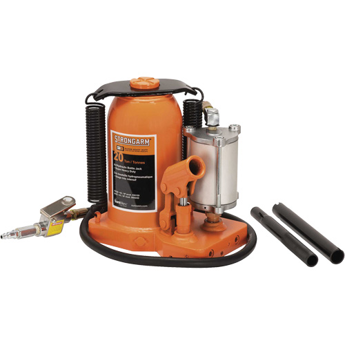 380C Bottle Jack, 20 Ton(s), Air Hydraulic, 20-5/8" Raised Height Canadian Safety Group Inc.
