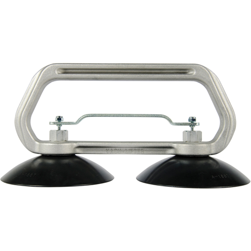 Vacuum Cups - Heavy-Duty Double Cup, 75 lbs. Capacity, 5", Pull-bar, 10" Handle Length Canadian Safety Group Inc.