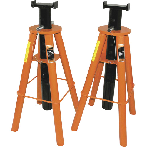 871A Truck Stand Set, 10 Tons Capacity, 30-3/4" - 46-1/4" H Canadian Safety Group Inc.