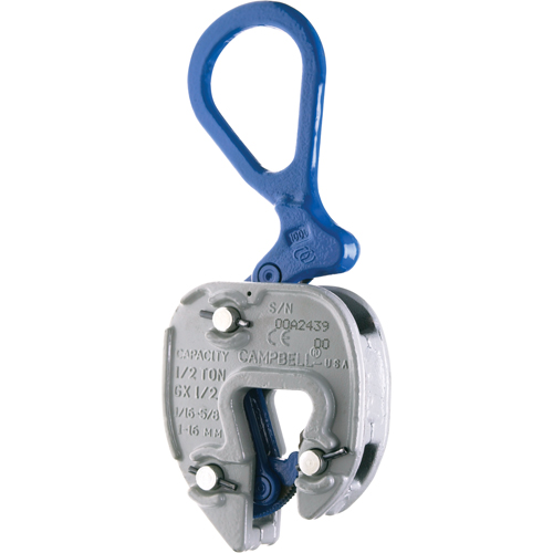 GX Lifting Clamps, 6000 lbs. (3 tons) Working Load Limit, 1/16" - 1" Jaw Opening Canadian Safety Group Inc.