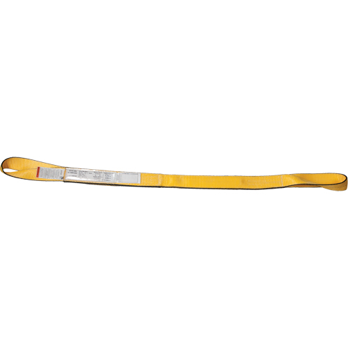 Nylon Slings, Double Ply, Twisted Eye, Type 4, 1" W x 3' L, 3100 lbs. Vertical Load Limit Canadian Safety Group Inc.