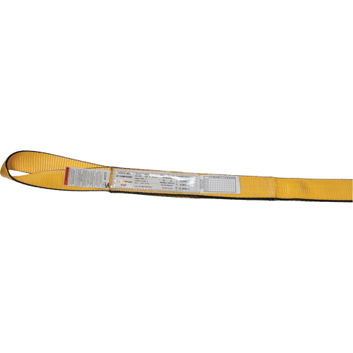 Nylon Slings, Double Ply, Twisted Eye, Type 4, 1" W x 3' L, 3100 lbs. Vertical Load Limit Canadian Safety Group Inc.