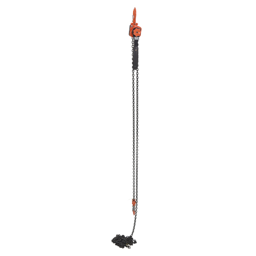 Mini Lever Hoist, 20' Lift, 1000 lbs. (0.5 tons) Capacity, Steel Chain Canadian Safety Group Inc.