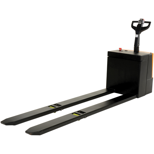 Transpalette &eacute;lectrique motoris&eacute; a/plateforme &agrave; conducteur debout, Capacit&eacute; 4500 lb, 96" lo x 30" la Canadian Safety Group Inc.