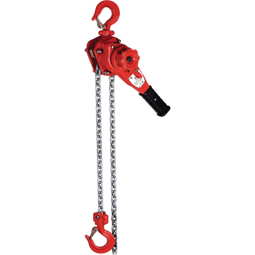 Palan &agrave; levier de s&eacute;rie Super VQ, Lev&eacute;e 5', Cabacit&eacute; 2200 lb (1,1 tonne), Chaîne en Alliage calibre 100 Canadian Safety Group Inc.