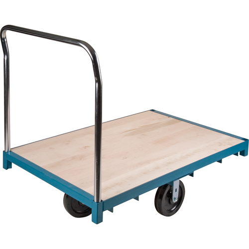 Chariot &agrave; plateforme robuste, 72" lo x 36" la, Capacit&eacute; de 2500 lb, Roues en Nylon Canadian Safety Group Inc.