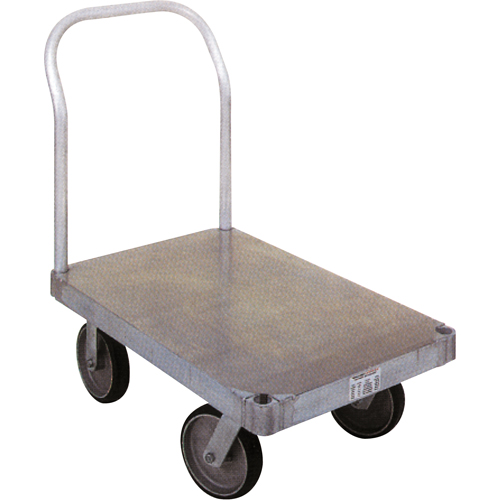 Diable en aluminium, 30" la x 60" lo, 2000 lb cap, Roues Caoutchouc Canadian Safety Group Inc.