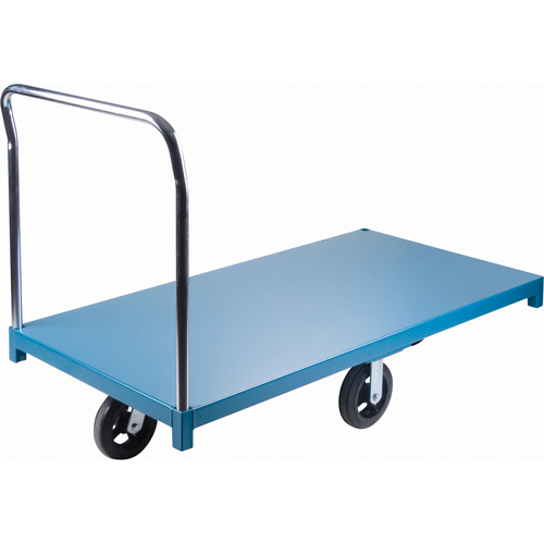 Chariot &agrave; plateforme robuste, 72" lo x 36" la x Capacit&eacute; 2000 lb, Roues en Caoutchouc Canadian Safety Group Inc.