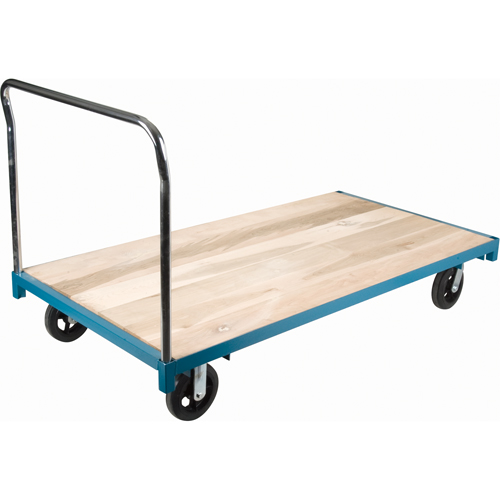 Chariot &agrave; plateforme robuste, 72" lo x 36" la x Capacit&eacute; 2000 lb, Roues en Caoutchouc Canadian Safety Group Inc.