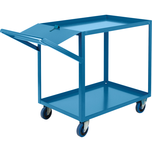 Chariots &agrave; cueillette, 36" h x 24" la x 64" p, 2 Tablettes, Capacit&eacute; 1200 lb Canadian Safety Group Inc.