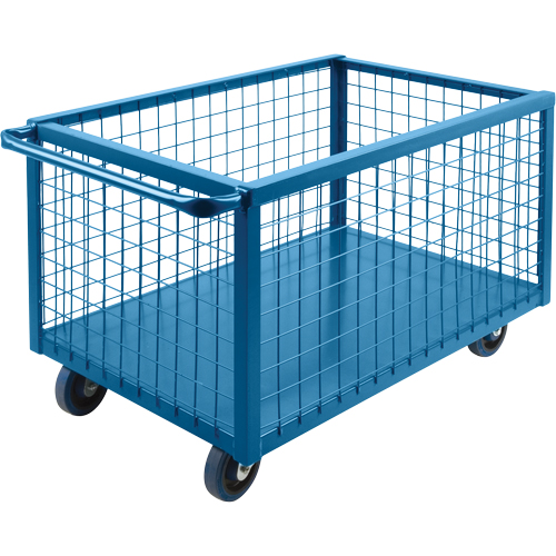 Wire Mesh Box Truck, Steel, 63" L x 24" W x 31.5" H, 20 cu. ft. Volume, 1200 lbs. Capacity Canadian Safety Group Inc.