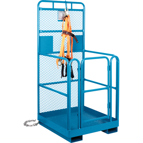 Nacelle &eacute;l&eacute;vatrice pour travail en hauteur, 36" x 36" x 72" h, Capacit&eacute; de 1000 lb, Acier Canadian Safety Group Inc.