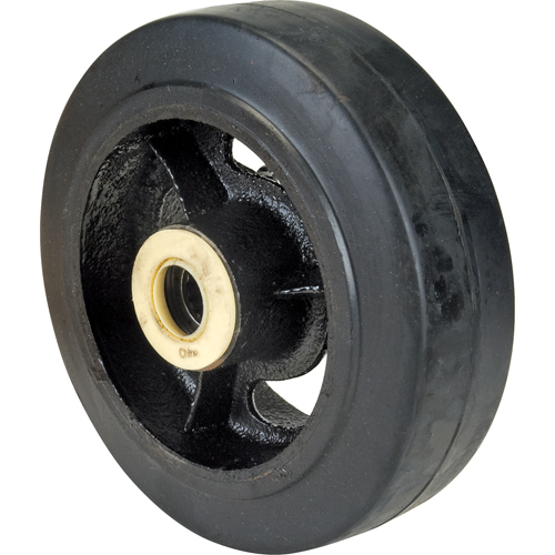 Rubber Wheels, 6" (152 mm) Dia. x 2" (51 mm) W, 550 lbs. (249 kg.) Capacity Canadian Safety Group Inc.