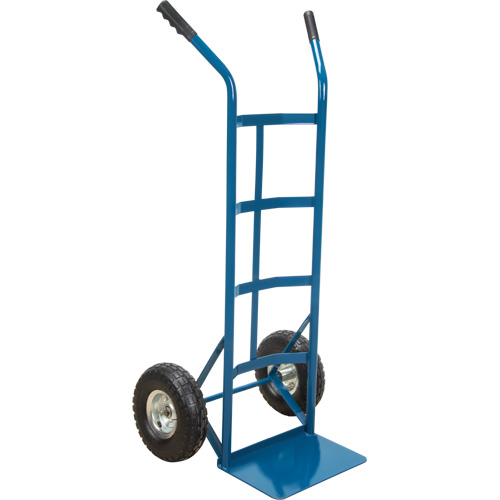 Diable &agrave; roue enti&egrave;rement soud&eacute;, Prise Double, Acier, Hauteur de 46", Capacit&eacute; 600 lb Canadian Safety Group Inc.