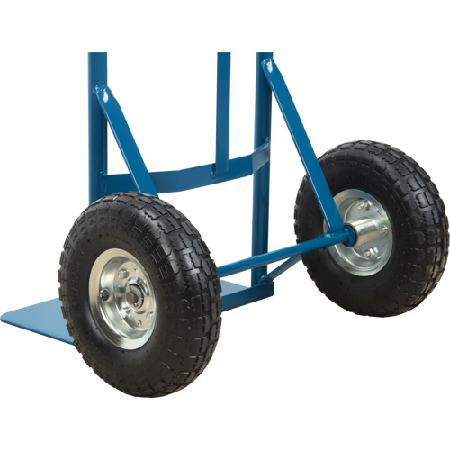 Diable &agrave; roue enti&egrave;rement soud&eacute;, Prise Double, Acier, Hauteur de 46", Capacit&eacute; 600 lb Canadian Safety Group Inc.