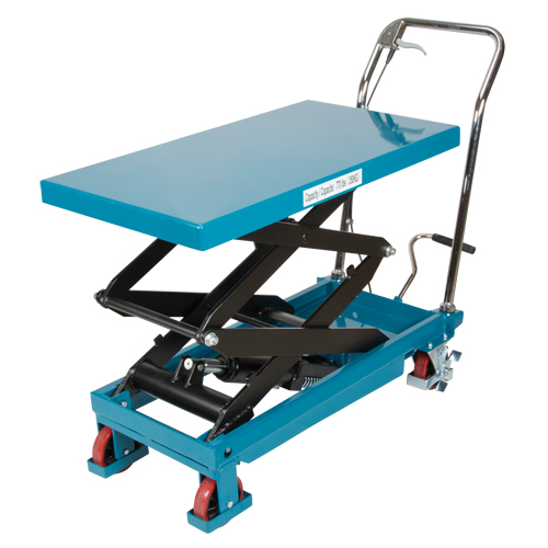 Heavy-Duty Hydraulic Scissor Lift Table, 35-3/4" L x 19-3/4" W, Steel, 770 lbs. Capacity Canadian Safety Group Inc.
