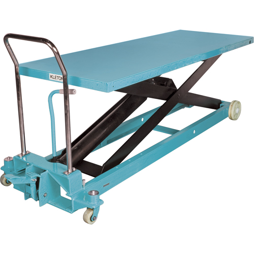 Heavy-Duty Hydraulic Scissor Lift Table, 80-1/8" L x 29-1/2" W, Steel, 2200 lbs. Capacity Canadian Safety Group Inc.