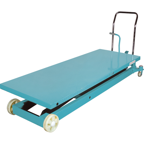 Heavy-Duty Hydraulic Scissor Lift Table, 80-1/8" L x 29-1/2" W, Steel, 2200 lbs. Capacity Canadian Safety Group Inc.