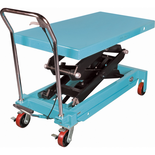 Table &eacute;l&eacute;vatrice robuste &agrave; ciseaux hydraulique, 48" lo x 24" la, Acier, Capacit&eacute; 1545 lb Canadian Safety Group Inc.