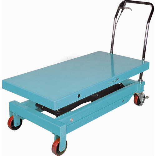 Table &eacute;l&eacute;vatrice robuste &agrave; ciseaux hydraulique, 48" lo x 24" la, Acier, Capacit&eacute; 1545 lb Canadian Safety Group Inc.