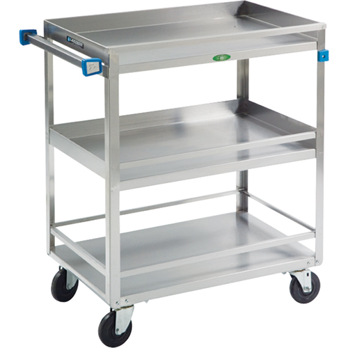 Guard Rail Carts, 3 Tiers, 19" W x 34-3/4" H x 31" D, 500 lbs. Capacity Canadian Safety Group Inc.