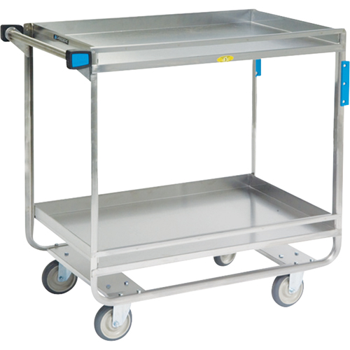 Guard Rail Carts, 2 Tiers, 23" W x 37-1/4" H x 38-5/8" D, 700 lbs. Capacity Canadian Safety Group Inc.