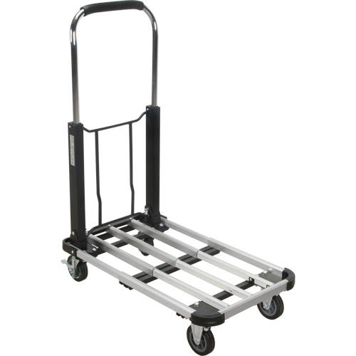 Foldable Platform Trucks, Aluminum, 300 lbs., 28" L x 16" W, 32" High Canadian Safety Group Inc.