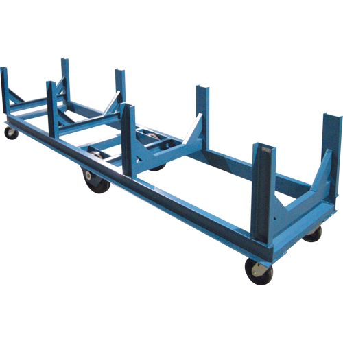 Chariot &agrave; berceaux, 120" lo x 28" la x 29" h, Capacit&eacute; de 5000 lb, Roue Ph&eacute;nolique Canadian Safety Group Inc.
