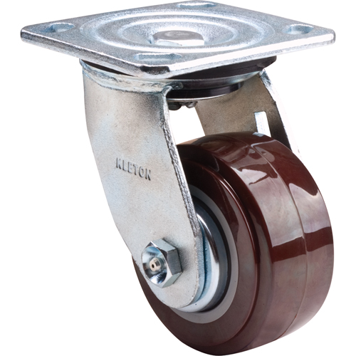Roulette, Pivotant, 4" (101,6 mm), Polyur&eacute;thane,  Canadian Safety Group Inc.