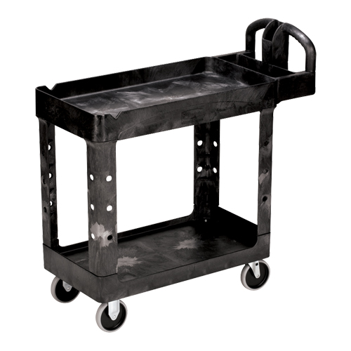 Heavy Duty Utility Cart - 4500-88, 2 Tiers, 17-1/8" x 33-1/4" x 39", 500 lbs. Capacity Canadian Safety Group Inc.