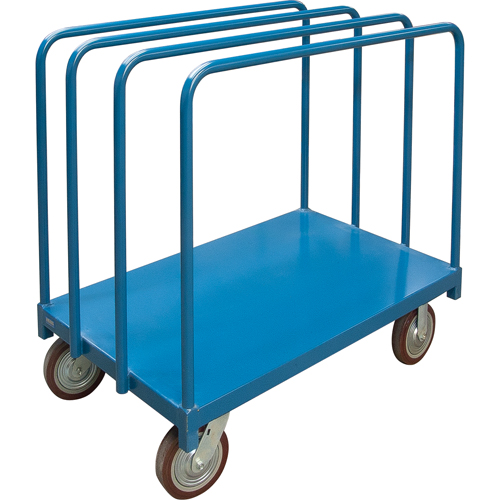 Single Level Rails Heavy-Duty Panel Mover Truck, 48" x 30" x 45", 2500 lbs. Capacity Canadian Safety Group Inc.