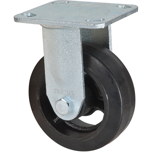 Mold-on Caster, Rigid, 5" (127 mm), Rubber, 440 lbs. (199 kg.) Canadian Safety Group Inc.