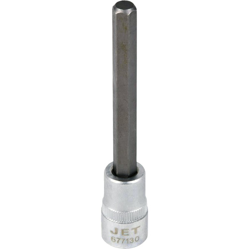 Bit Socket, Hex, 1/4" x 4" L, 3/8" Drive Canadian Safety Group Inc.