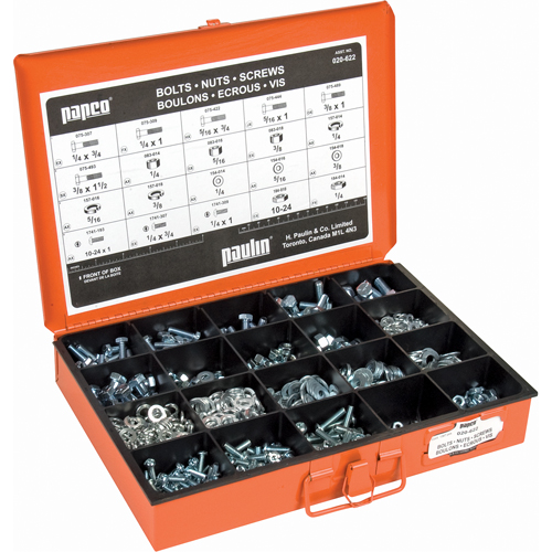Grade 5 Cap Screw, Washer, Lockwasher & Nut Master Assortments Canadian Safety Group Inc.