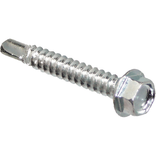 Self Drill Hex Washer, 1" x 10" L, Zinc Plated Canadian Safety Group Inc.