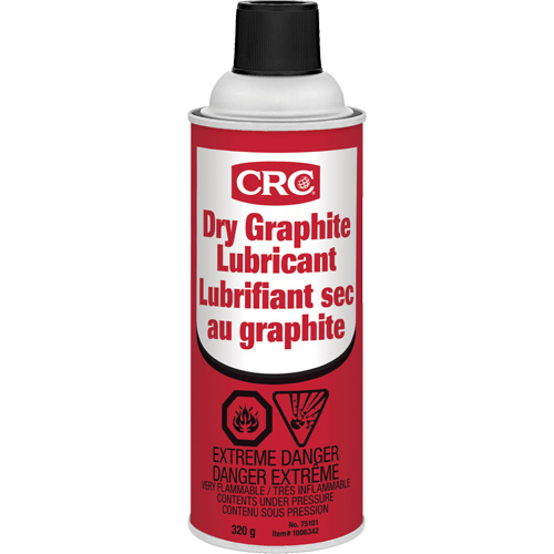Lubrifiant au graphite sec, Canette a&eacute;rosol Canadian Safety Group Inc.