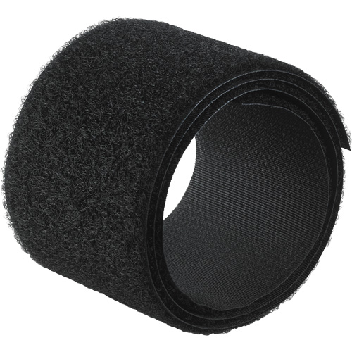 Attache ignifug&eacute;e, Boucle, 50 vg x 3/4", Cousu, Noir Canadian Safety Group Inc.