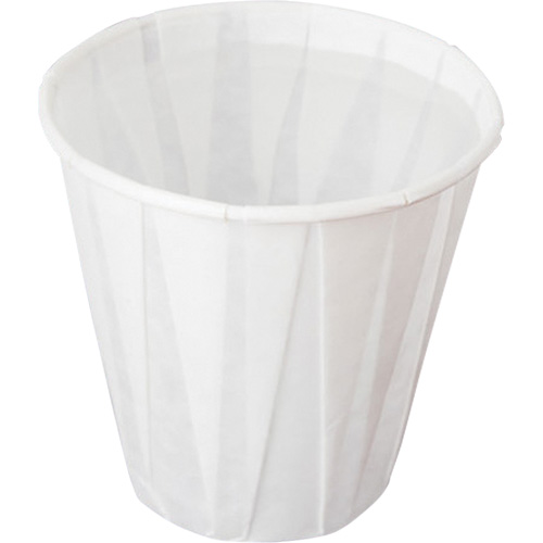 Gobelet pliss&eacute;, Papier, 5 oz, Blanc Canadian Safety Group Inc.